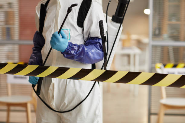 Professional Biohazard Cleanup technician working in Marshall, WA